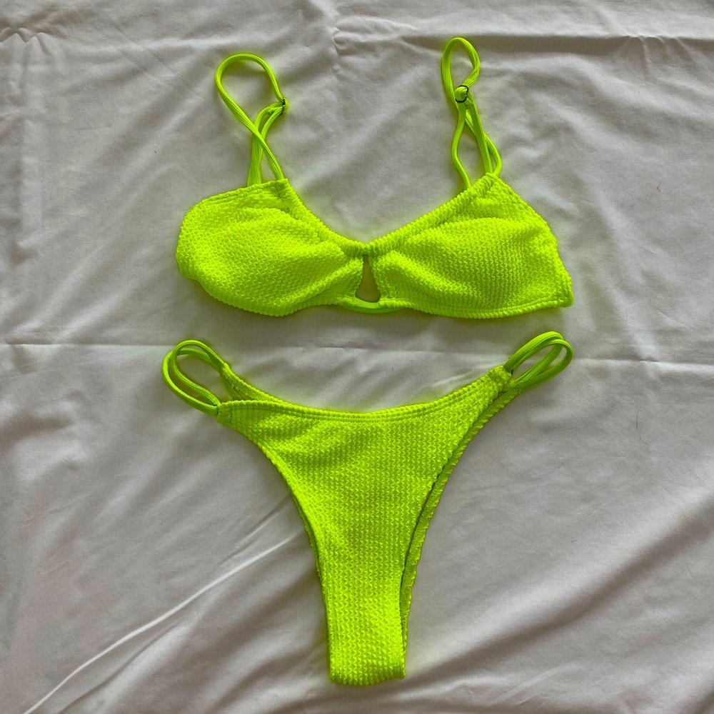 Neon Yellow Bikini